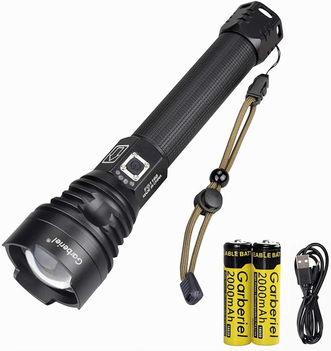 LED Tactical Laser Flashlight (Rechargeable)