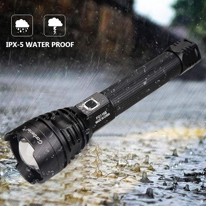 LED Tactical Laser Flashlight (Rechargeable)