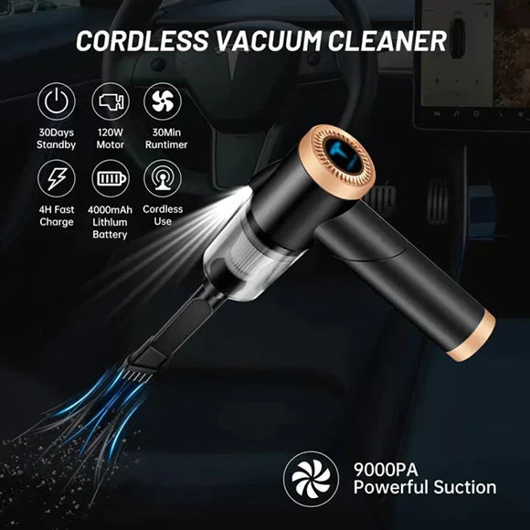 Car Vacuum Cleaner, Cordless & Portable